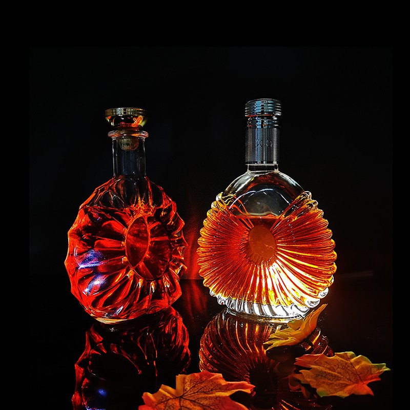 Does the shape of the liquor bottle affect the grade of the wine?