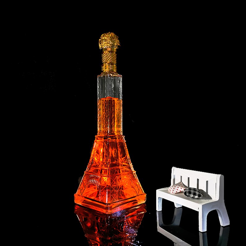 Does the shape of the liquor bottle affect the grade of the wine?