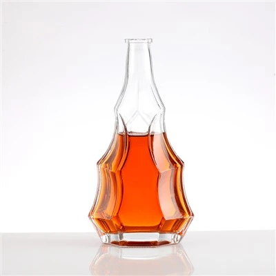 350 ml klar diamantform glasflaske til vin