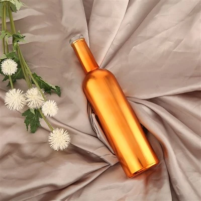 Gylden farve 750 ml tynd høj whiskyflaske