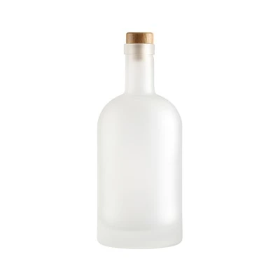 Rund vodka alkohol glasflaske 500 ml